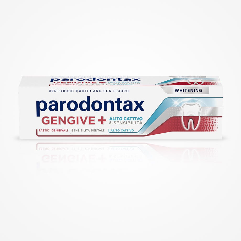Parodontax Dentifricio Gengive+ Whitening ad azione sbiancante – Parodontax