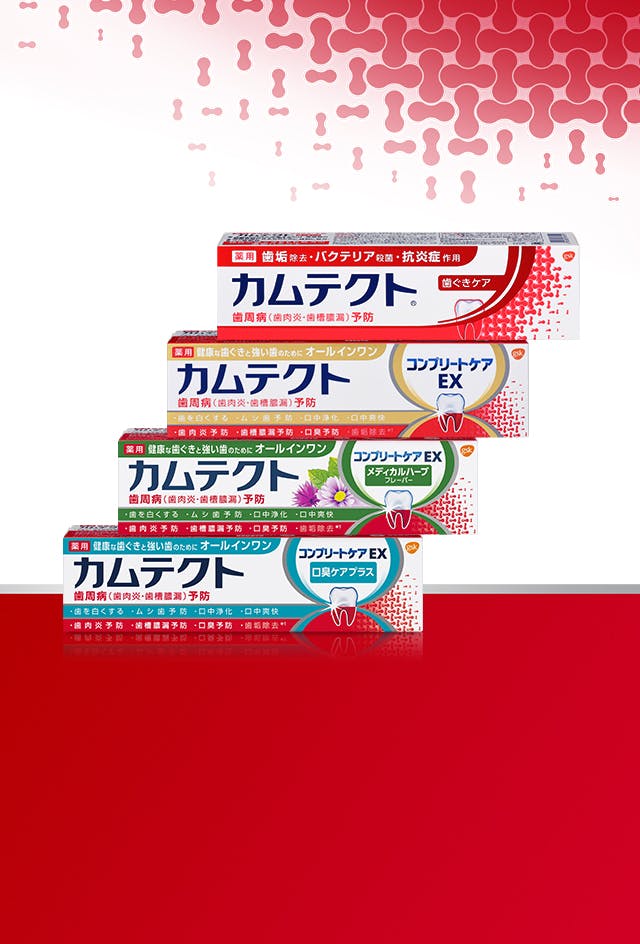 毎日の歯周病予防にカムテクト