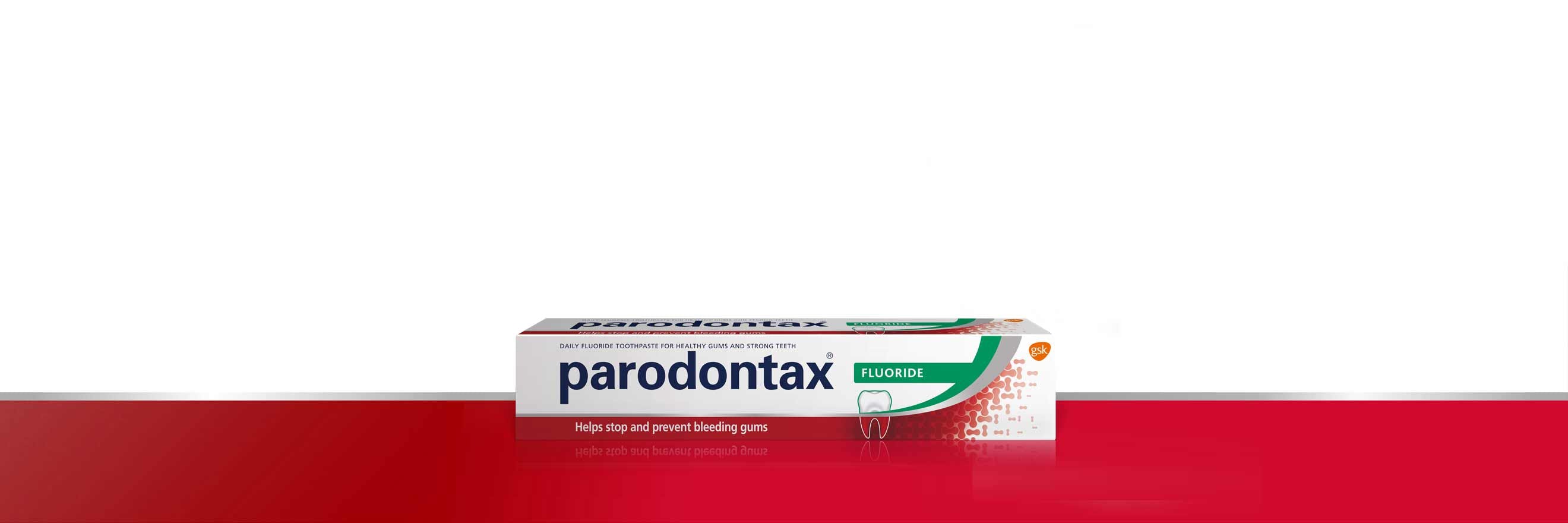 parodontax kasdienės priežiūros produktų linija