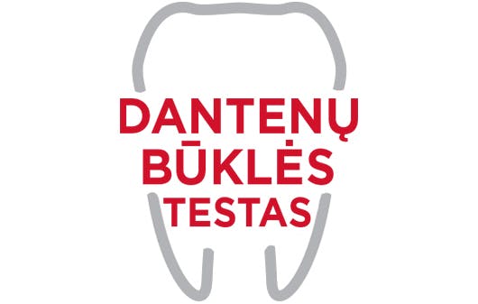 Dantenų būklės testo logotipas