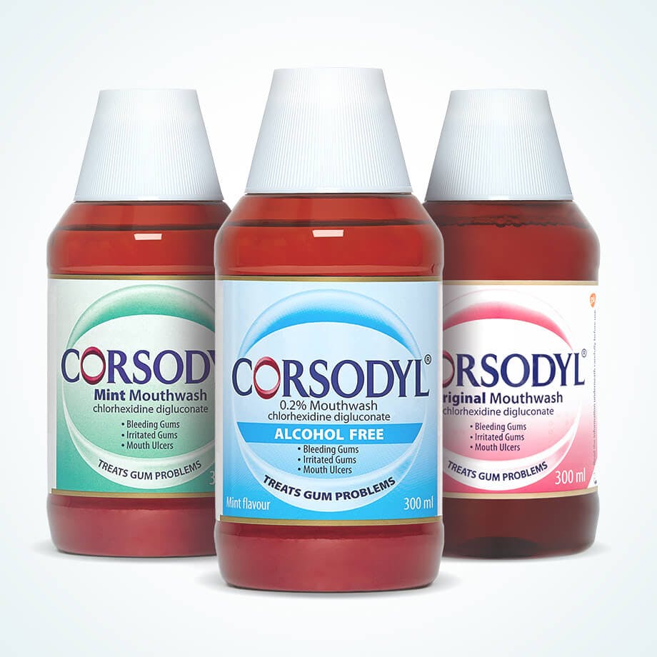 Corsodyl Intensive Treatment mouthwash range
