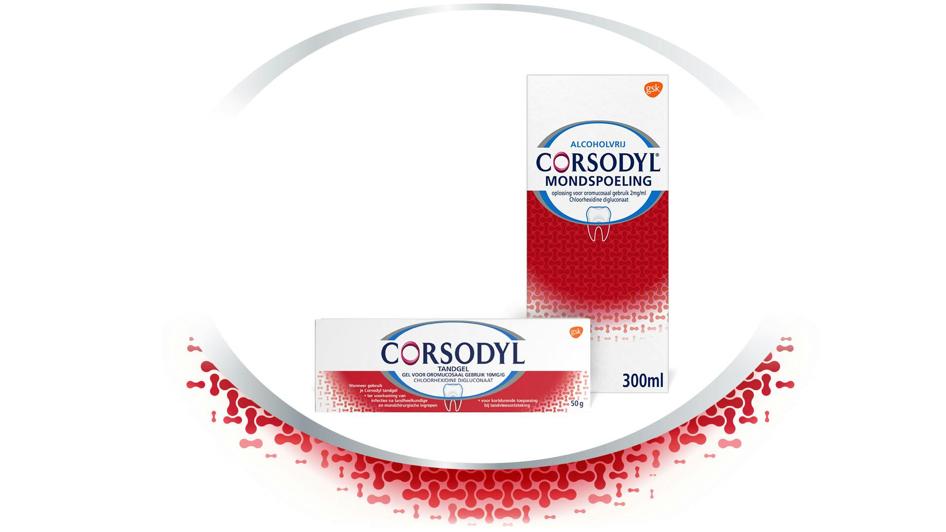 Corsodyl Intensive Treatment product range
