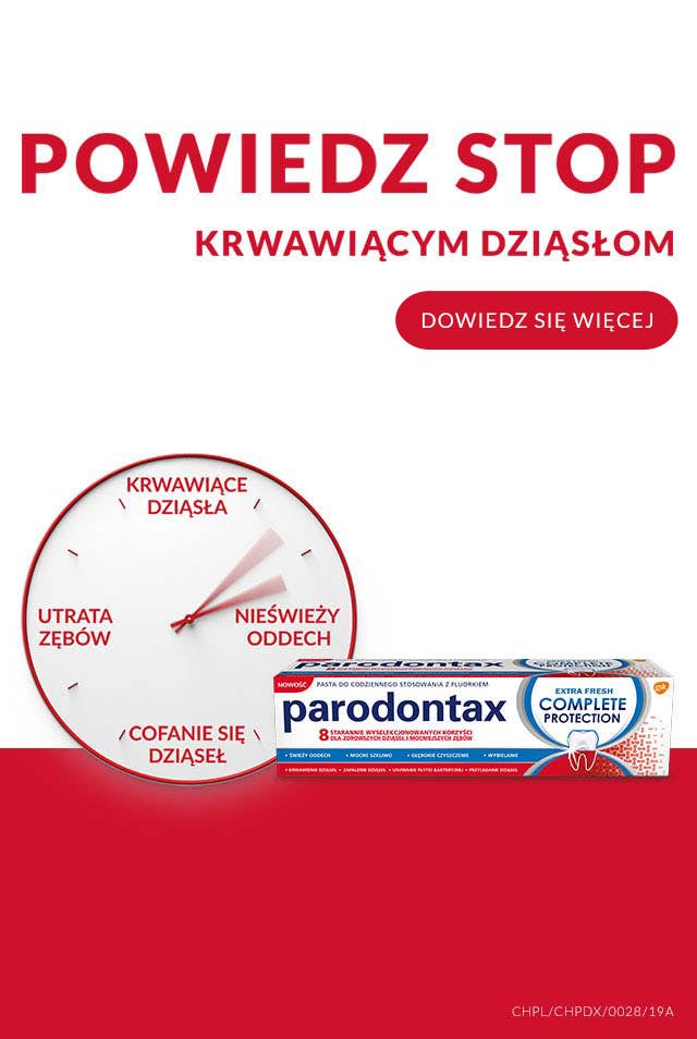 pasta parodontax Fluoride do codziennego użytku