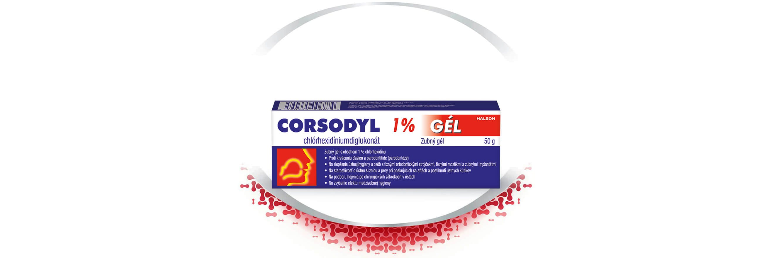 Corsodyl zubný gél