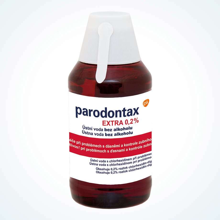 ústna voda parodontax extra 0,2%