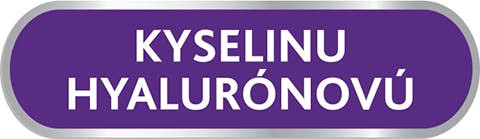Textové bubliny s textom KYSELINU HYALURÓNOVÚ