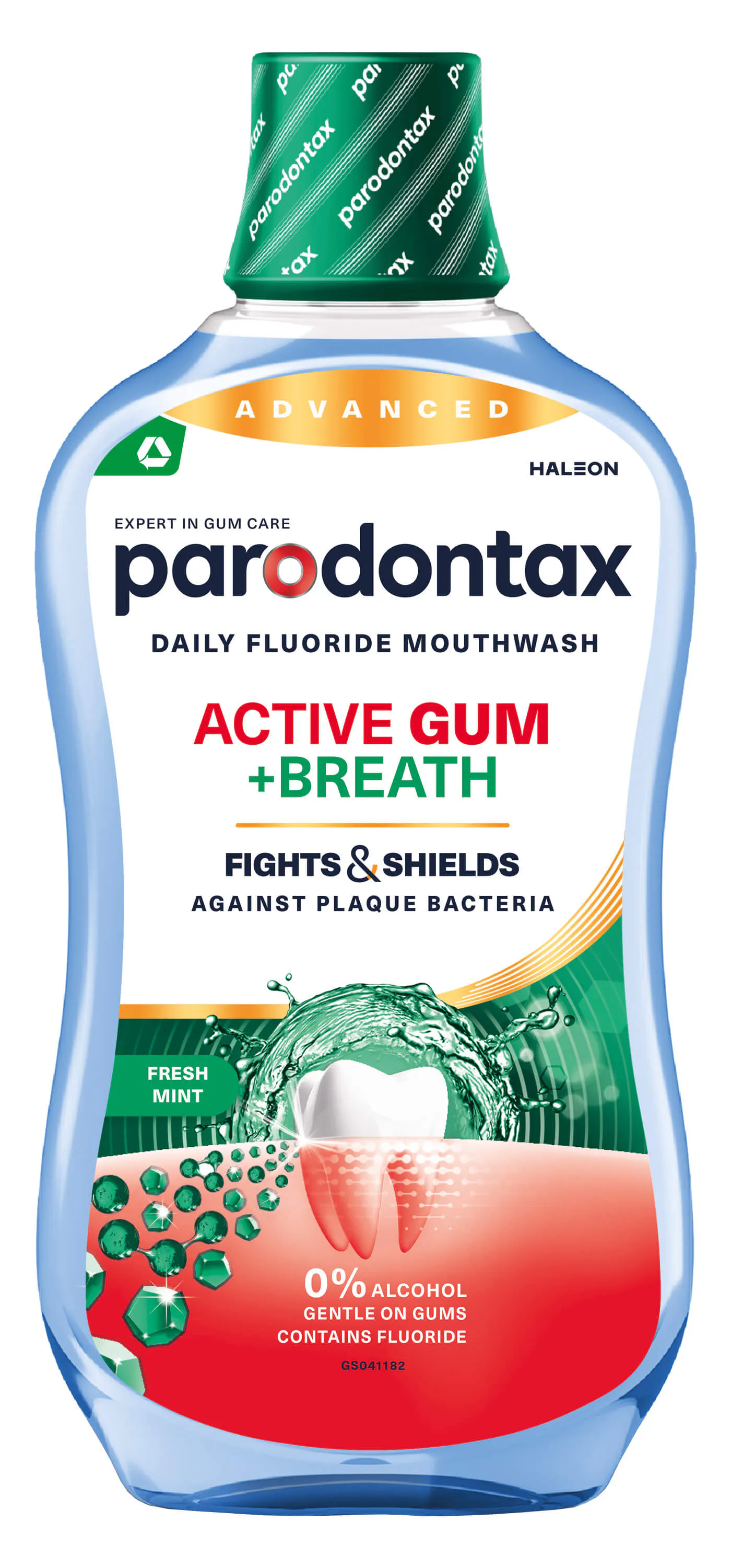vyskúšajte aj novinku parodontax Active Gum + Breath Fresh Mint