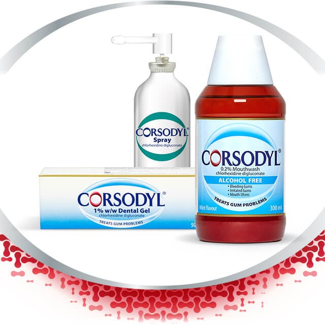 Corsodyl Intensive Treatment product range Corsodyl Intensive Treatment product range