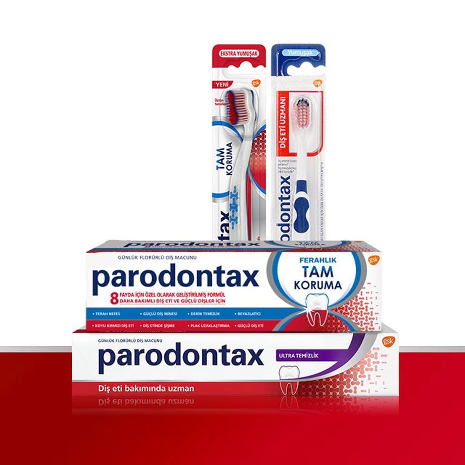 parodontax Günlük Diş Eti Bakımı ürünleri