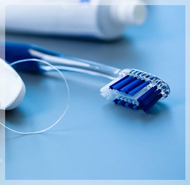 Imagen de cepillo de dientes azul