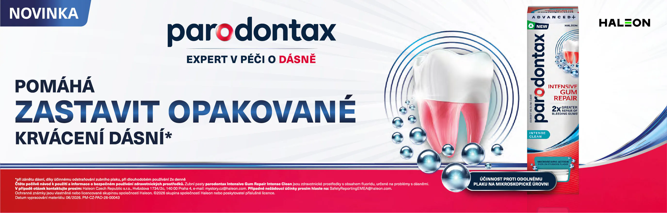 parodontax Intensive Gum Repair Intense Clean