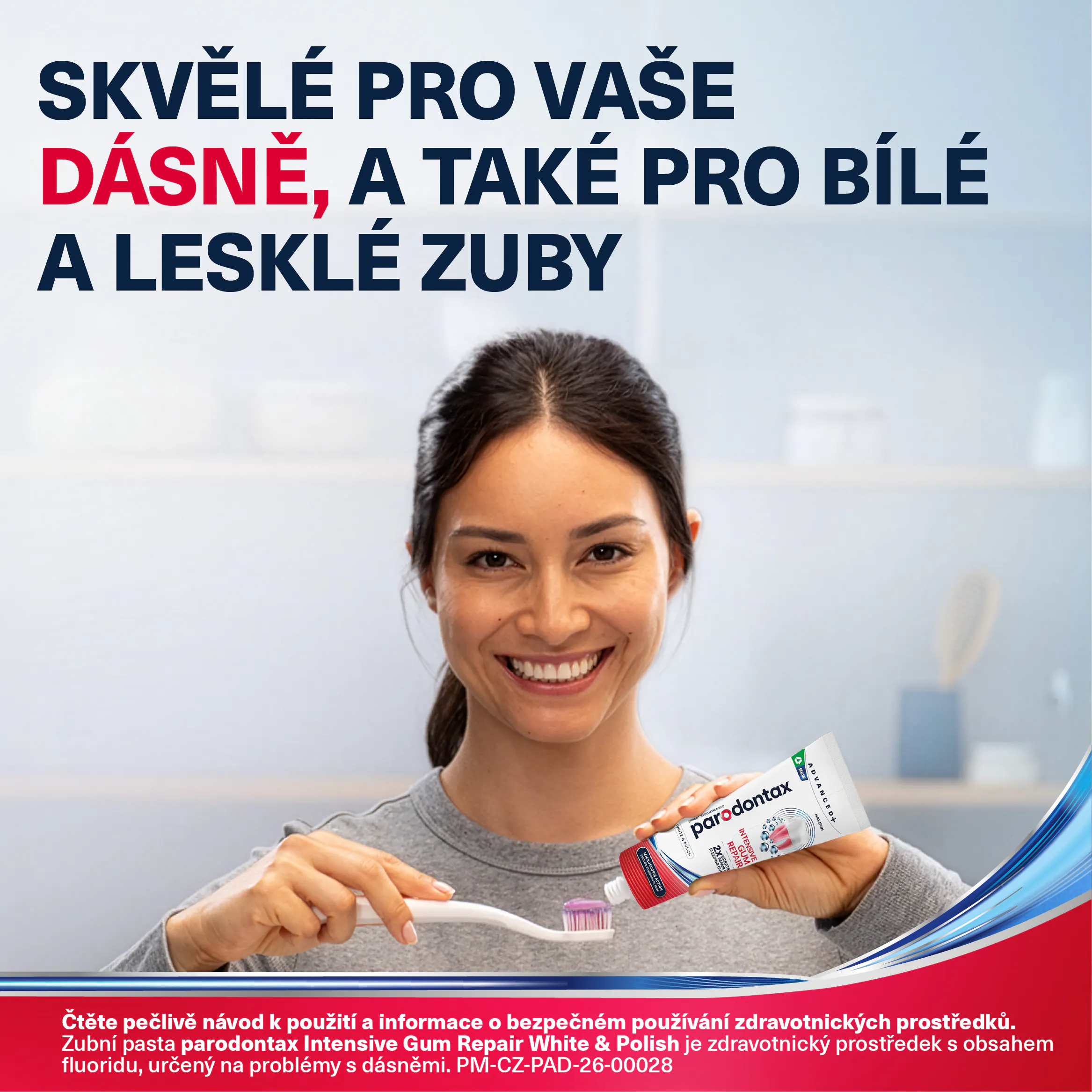 Zubní pasta Parodontax Aktivní obnova dásní Whitening