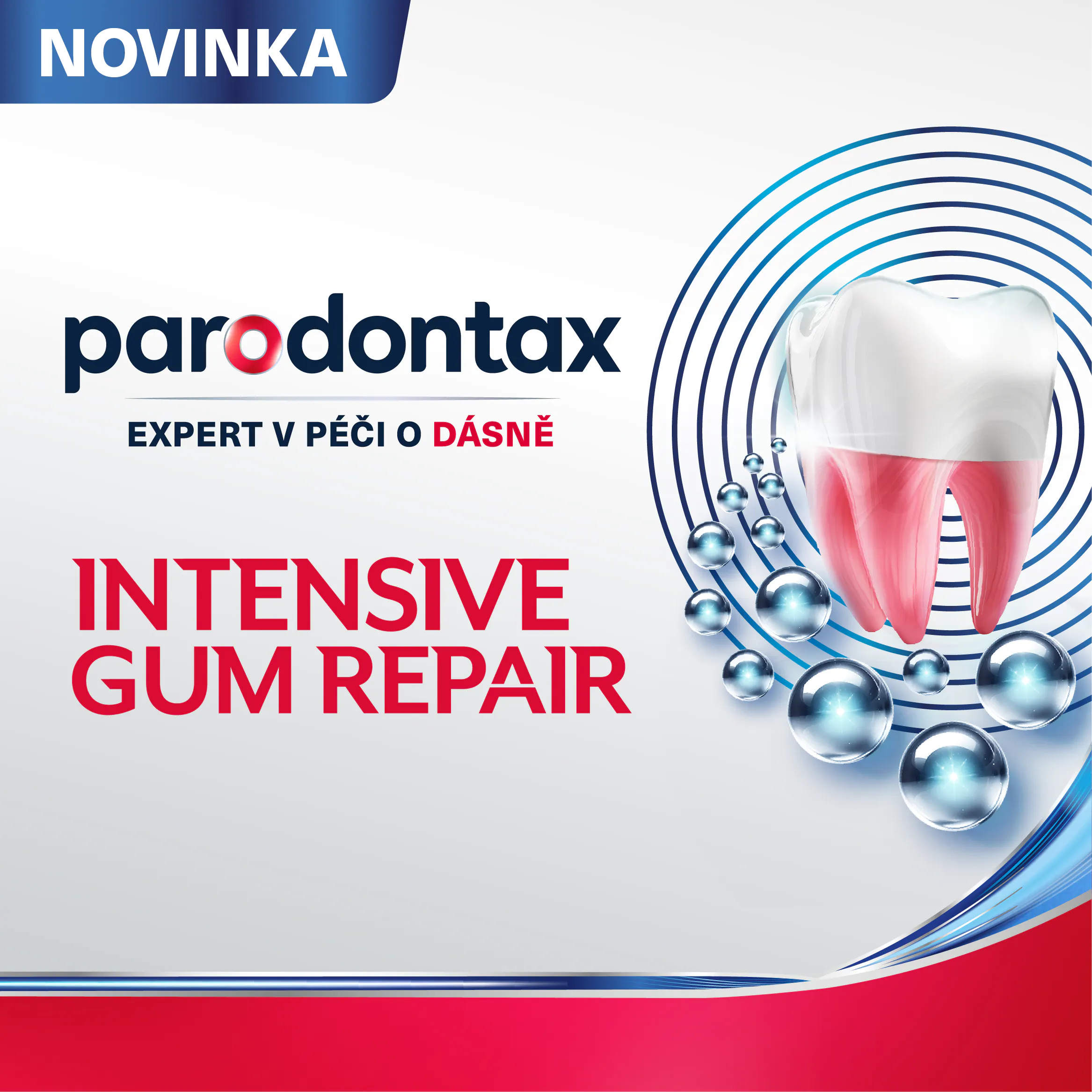 Zubní pasta Parodontax Aktivní obnova dásní Whitening