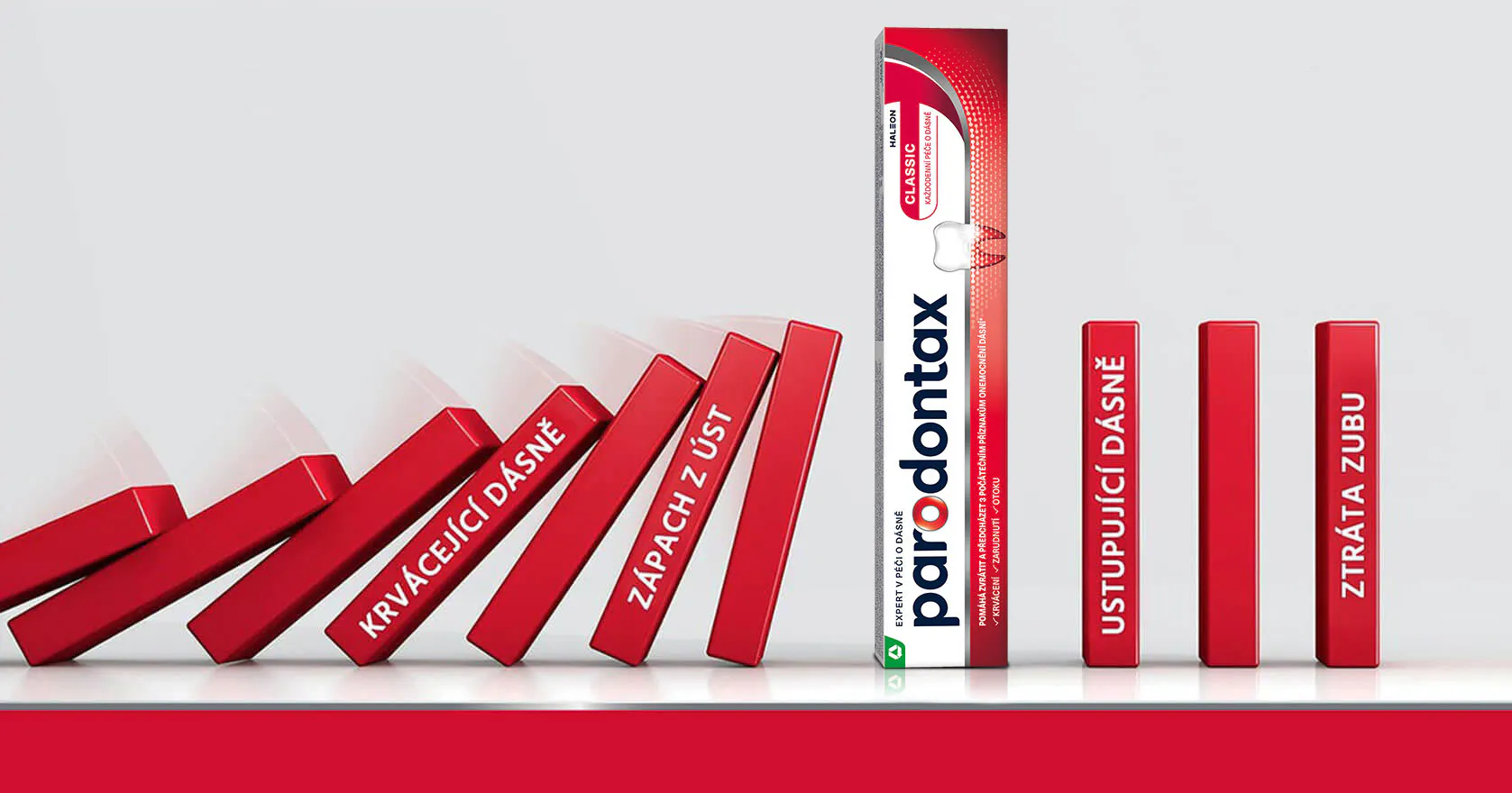 parodontax domino campaign