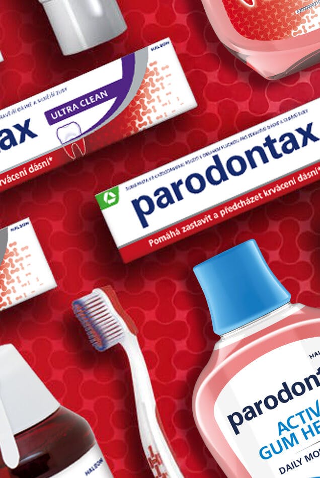 parodontax product range banner