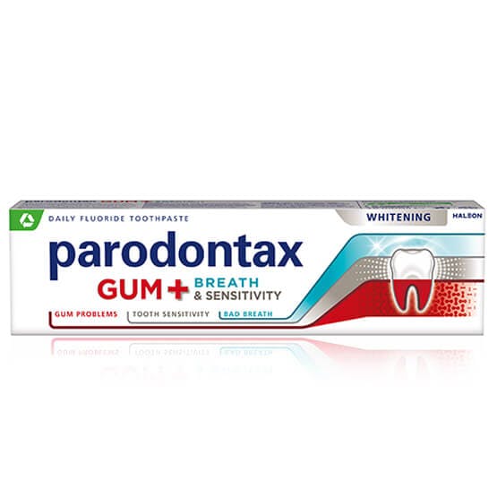parodontax gum and sensitivity and breath toothpaste