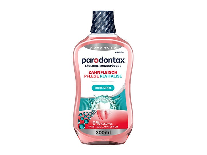 Flasche parodontax Tägliche Zahnfleischpflege Mundspülung