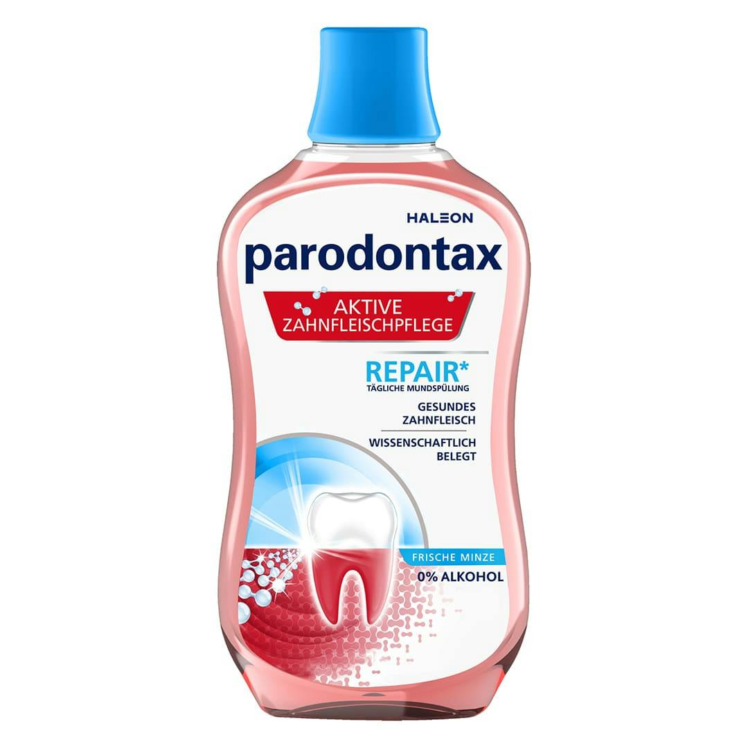 parodontax Aktive Zahnfleischpflege REPAIR* Tägliche Mundspülung 