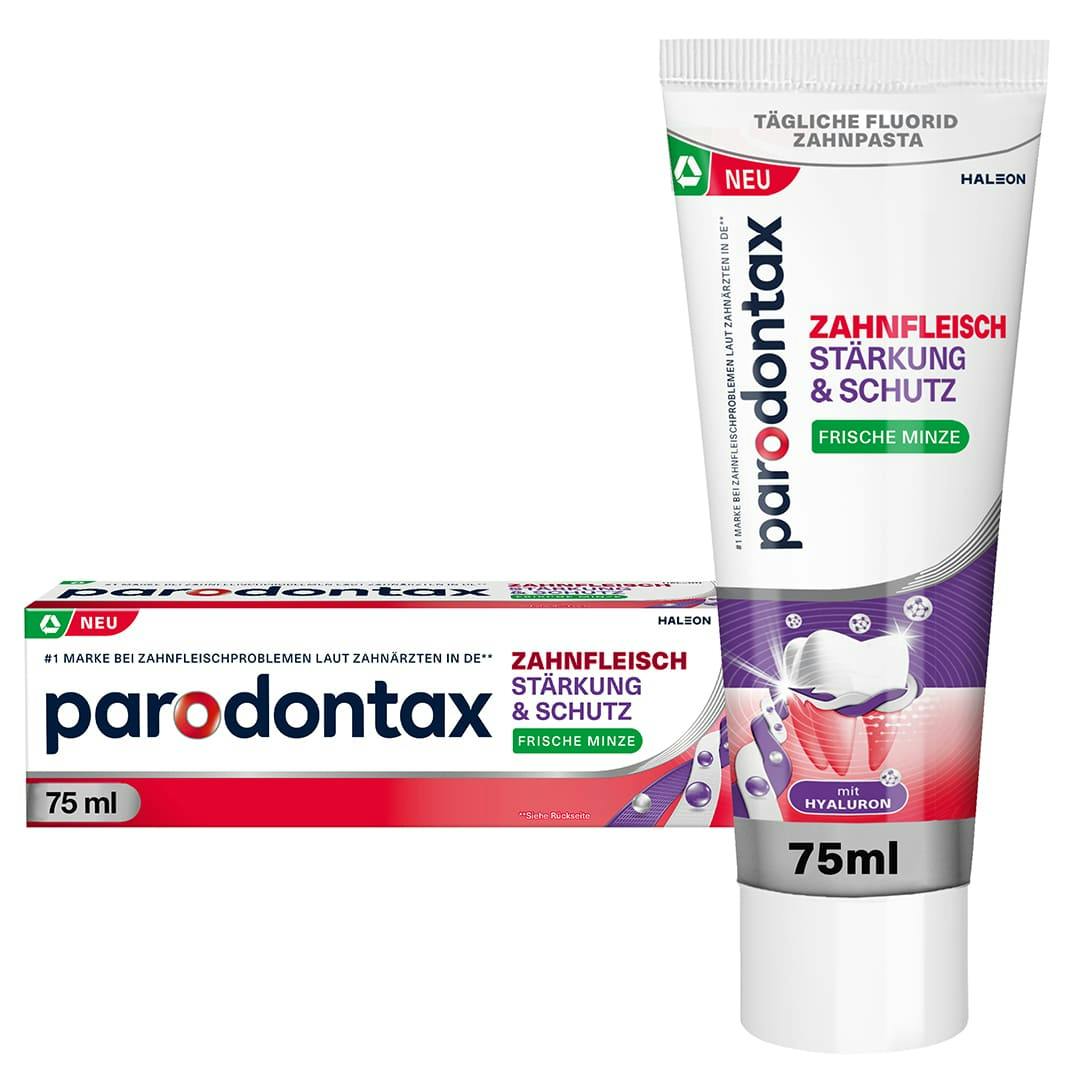 parodontax Zahnfleisch Stärkung & Schutz Frische Minze Zahnpasta 75 ml Tube mit Box 