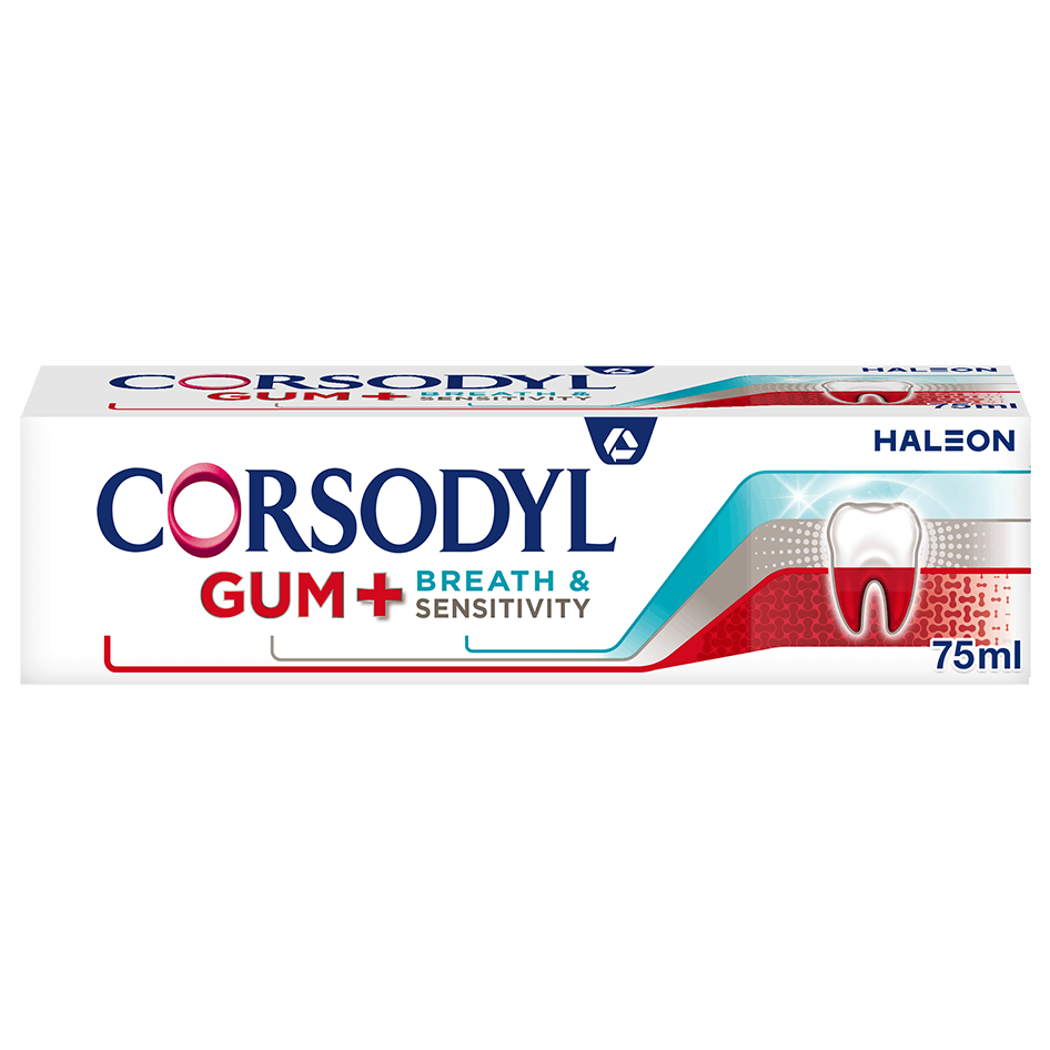 Corsodyl Gum+ Breath & Sensitivity Whitening