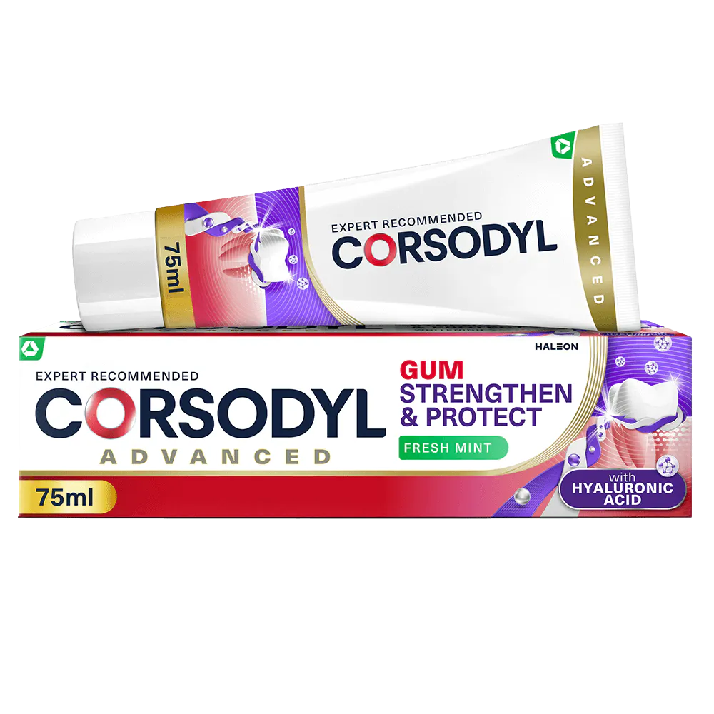 Corsodyl Gum Strengthen and Protect Toothpaste Fresh Mint 