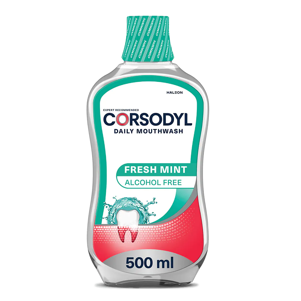 corsodyl fresh mint treatment mouthwash