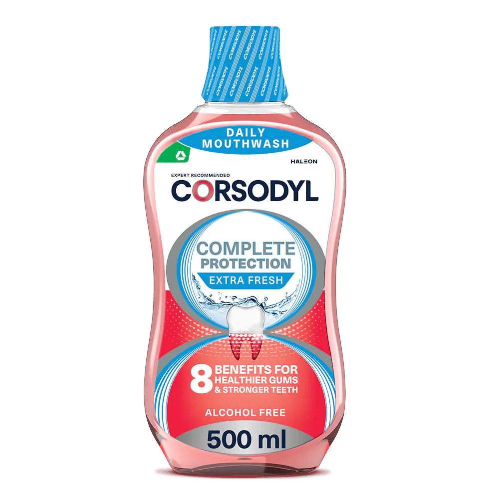 corsodyl complete protection mouthwash extra fresh