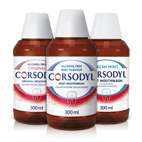Corsodyl Intensive Treatment mouthwash range