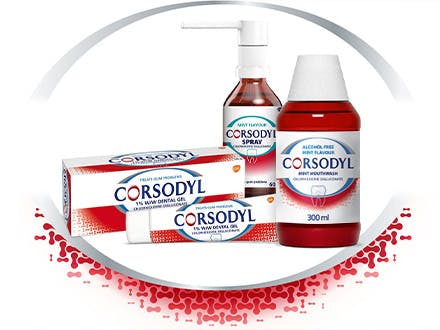 Corsodyl Intensive Treatment product range