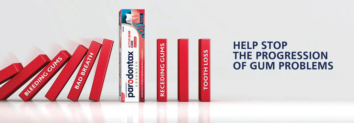 parodontax domino campaign