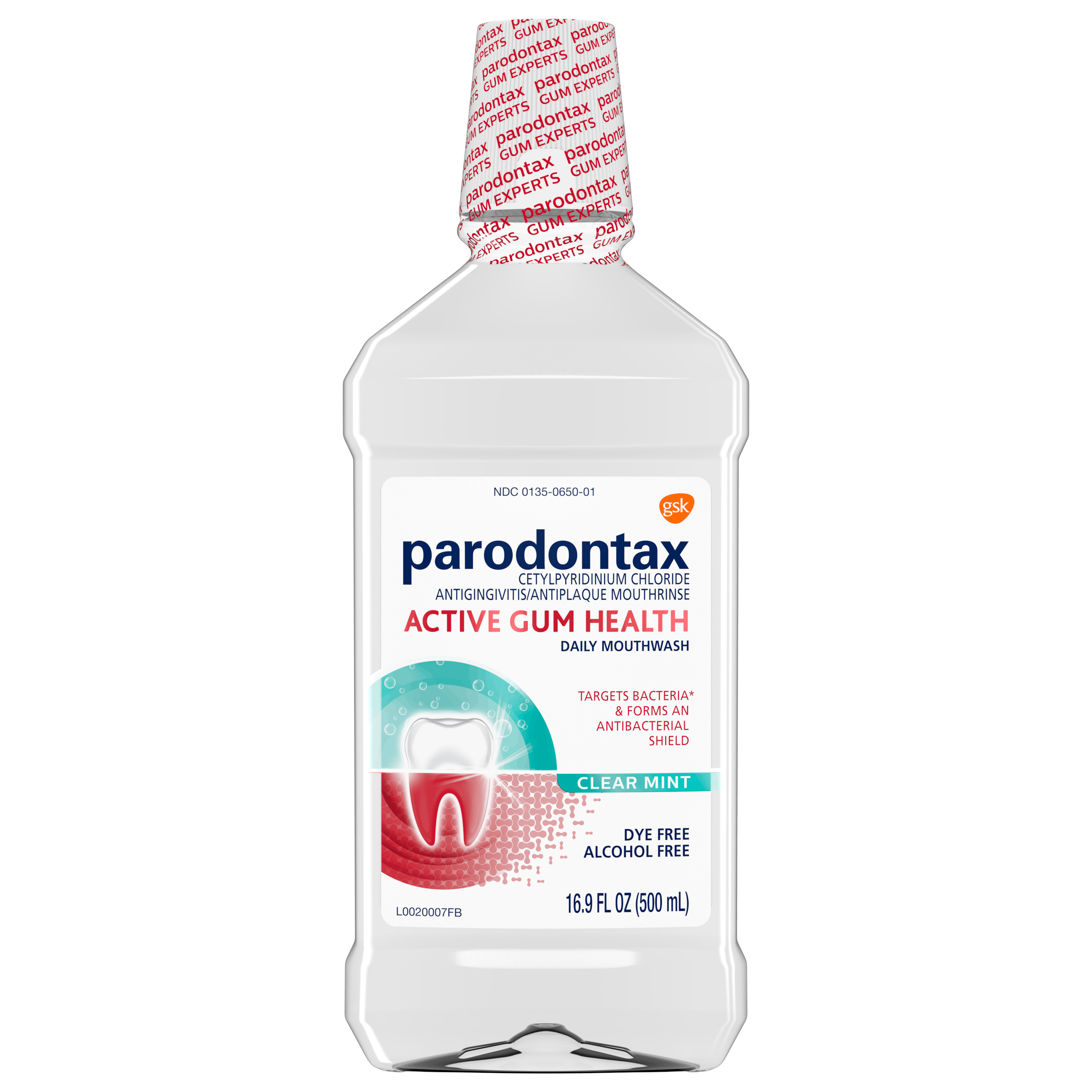 parodontax Active Gum Health Clear Mint Mouthwash 
