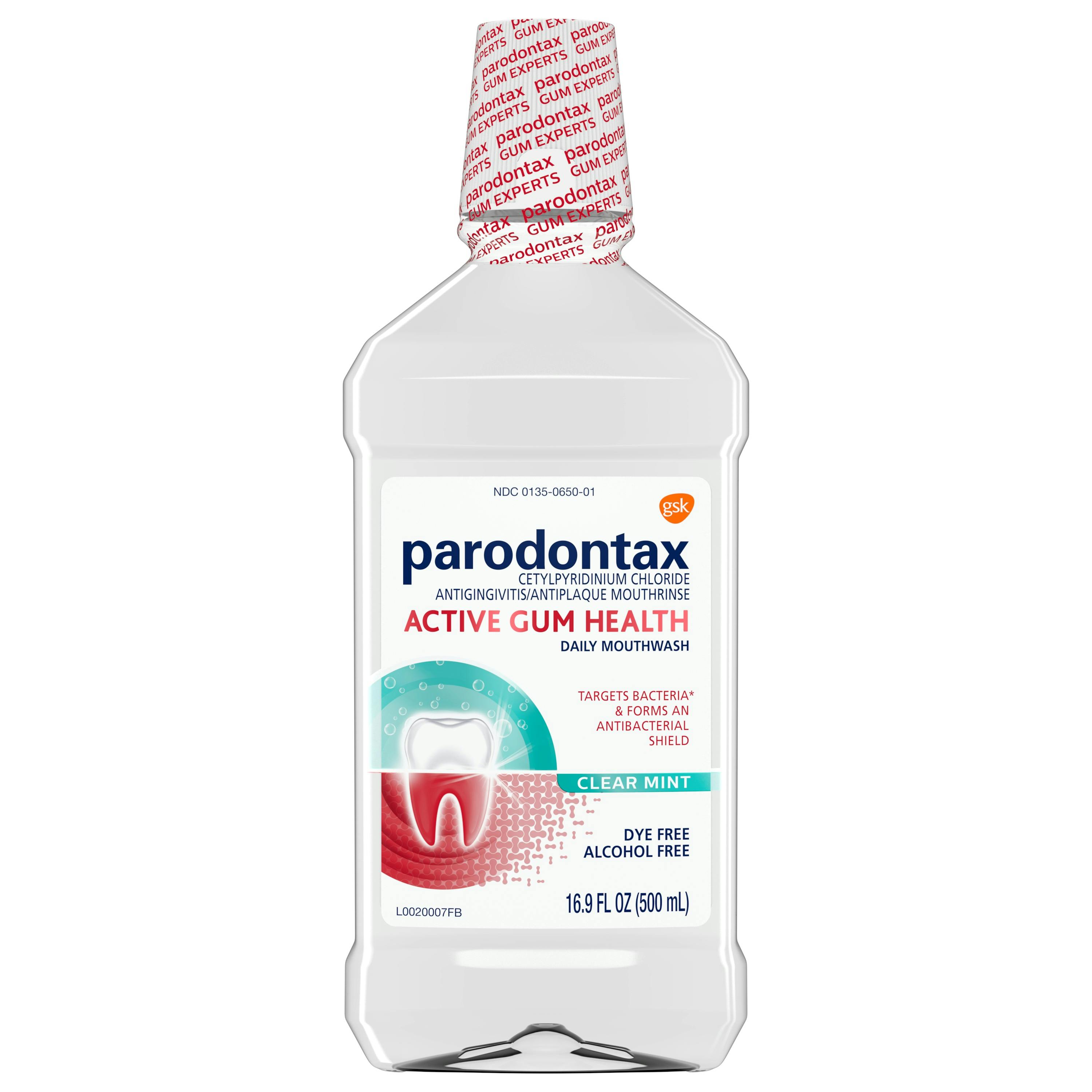 parodontax Active Gum Health Clear Mint Mouthwash