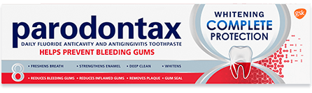 parodontax Complete Protection Whitening toothpaste for gum health