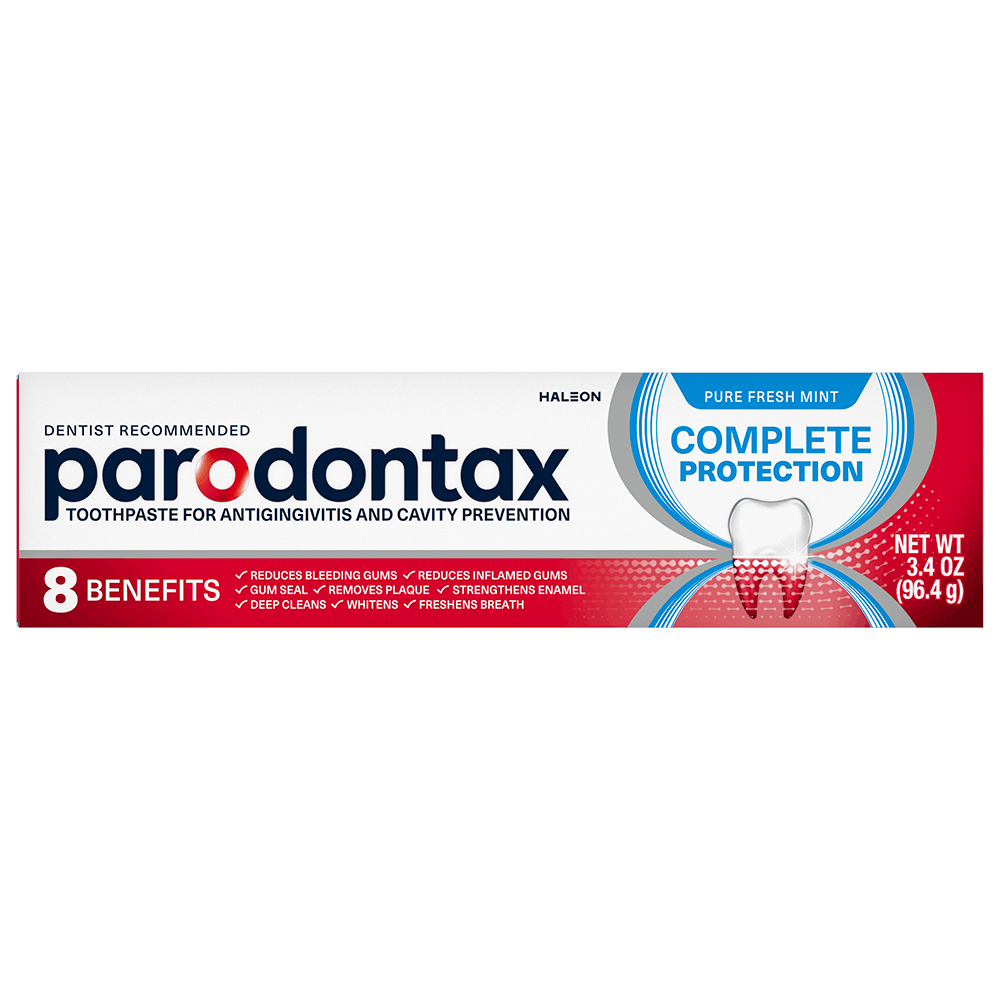 parodontax Complete Protection toothpaste for gum health