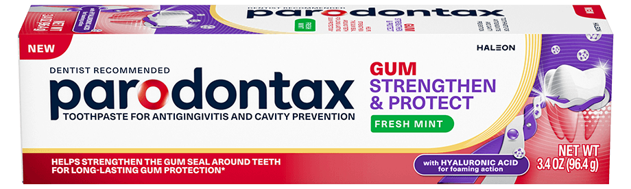 Carton of parodontax Gum Strengthen & Protect Toothpaste
