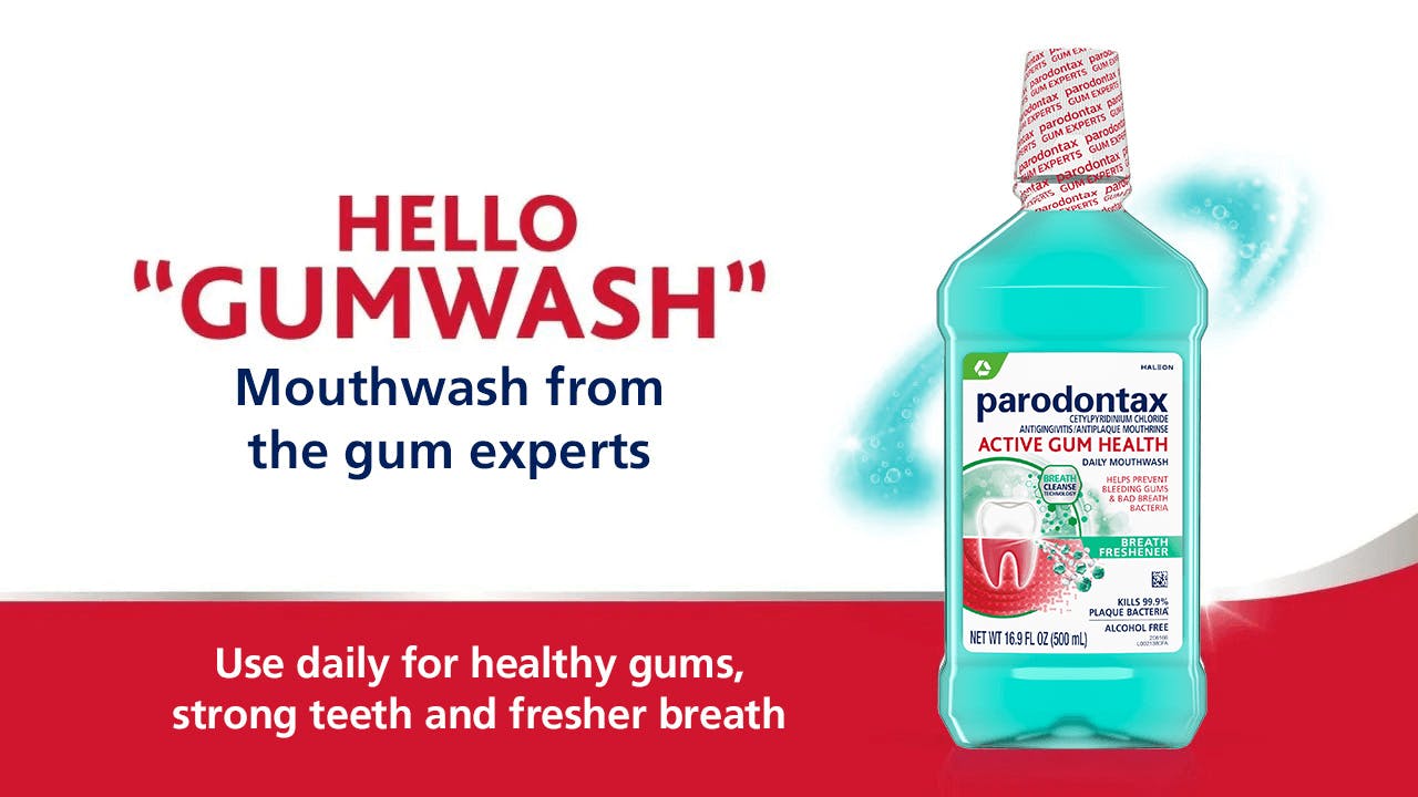 parodontax product range banner