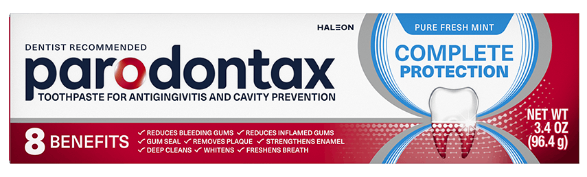 parodontax Complete Protection toothpaste for gum health