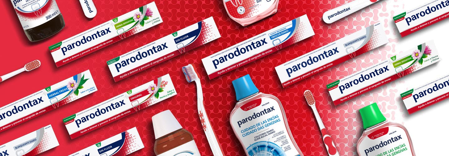 parodontax product range banner