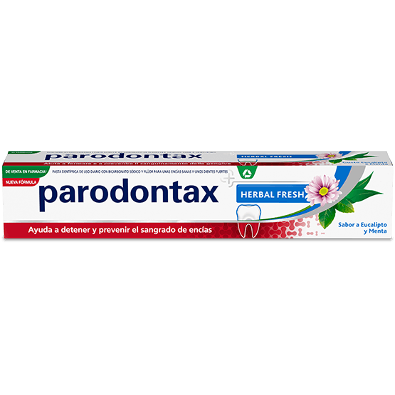 pasta de dientes parodontax herbal fresh