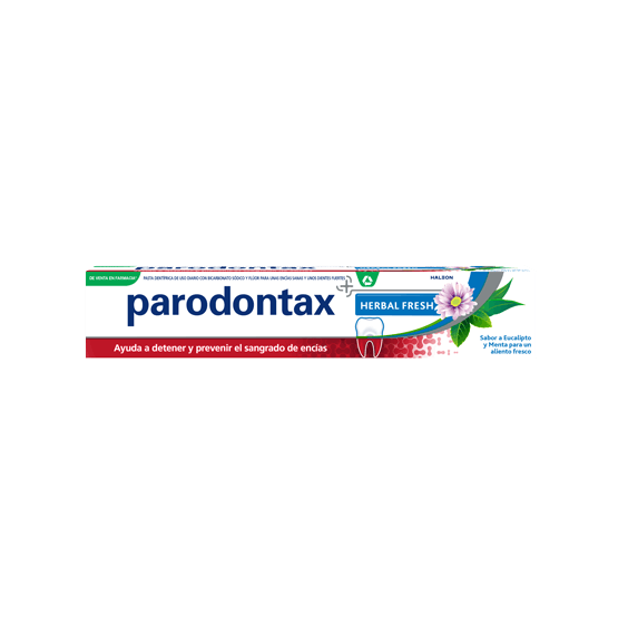 pasta de dientes parodontax herbal fresh