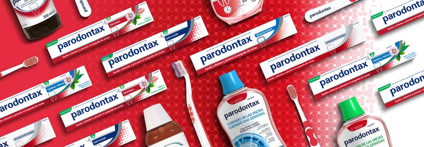 parodontax product range banner