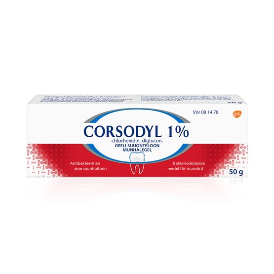 corsodyl geeli suuonteloon