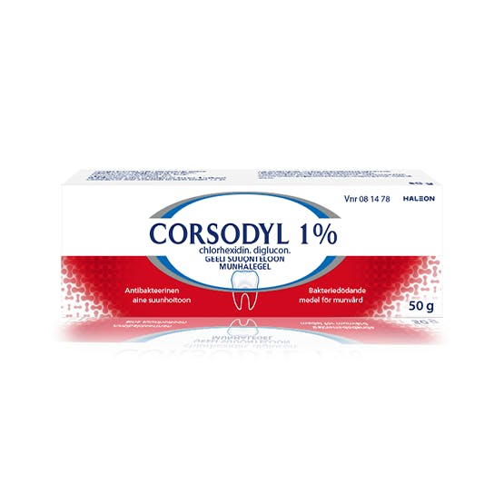 corsodyl geeli suuonteloon