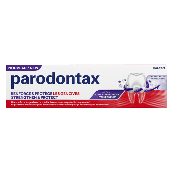 Packshot parodontax Strengthen & Protect Whitening