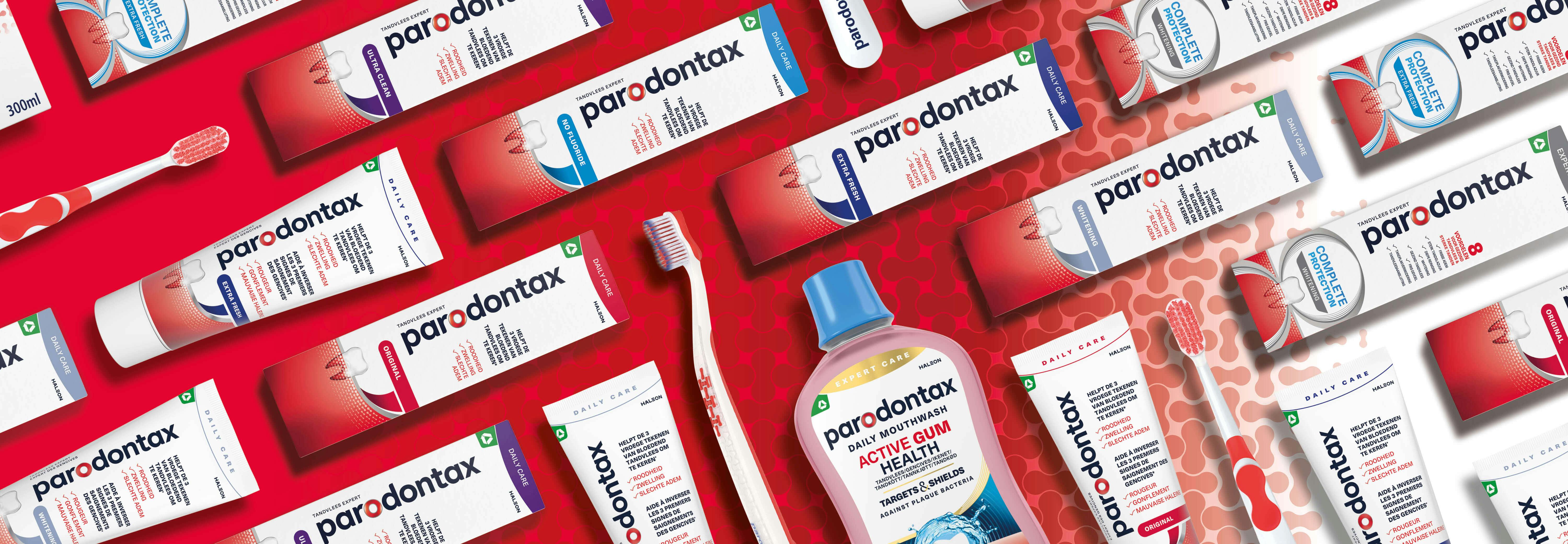 parodontax product range banner