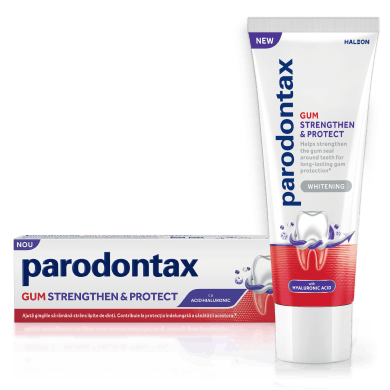 Gama de produse parodontax Gum Strengthen & Protect 