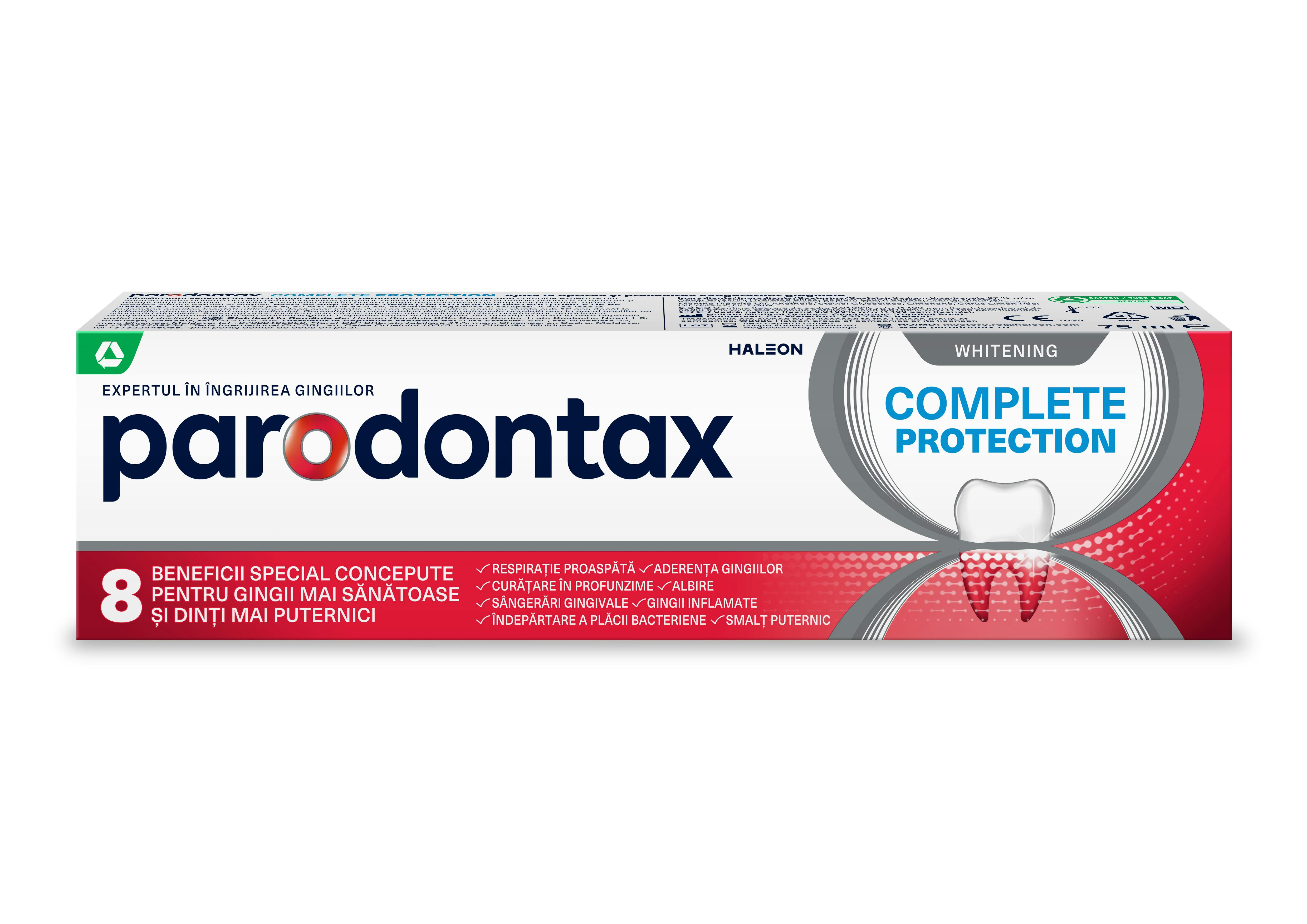 parodontax complete protection whitening