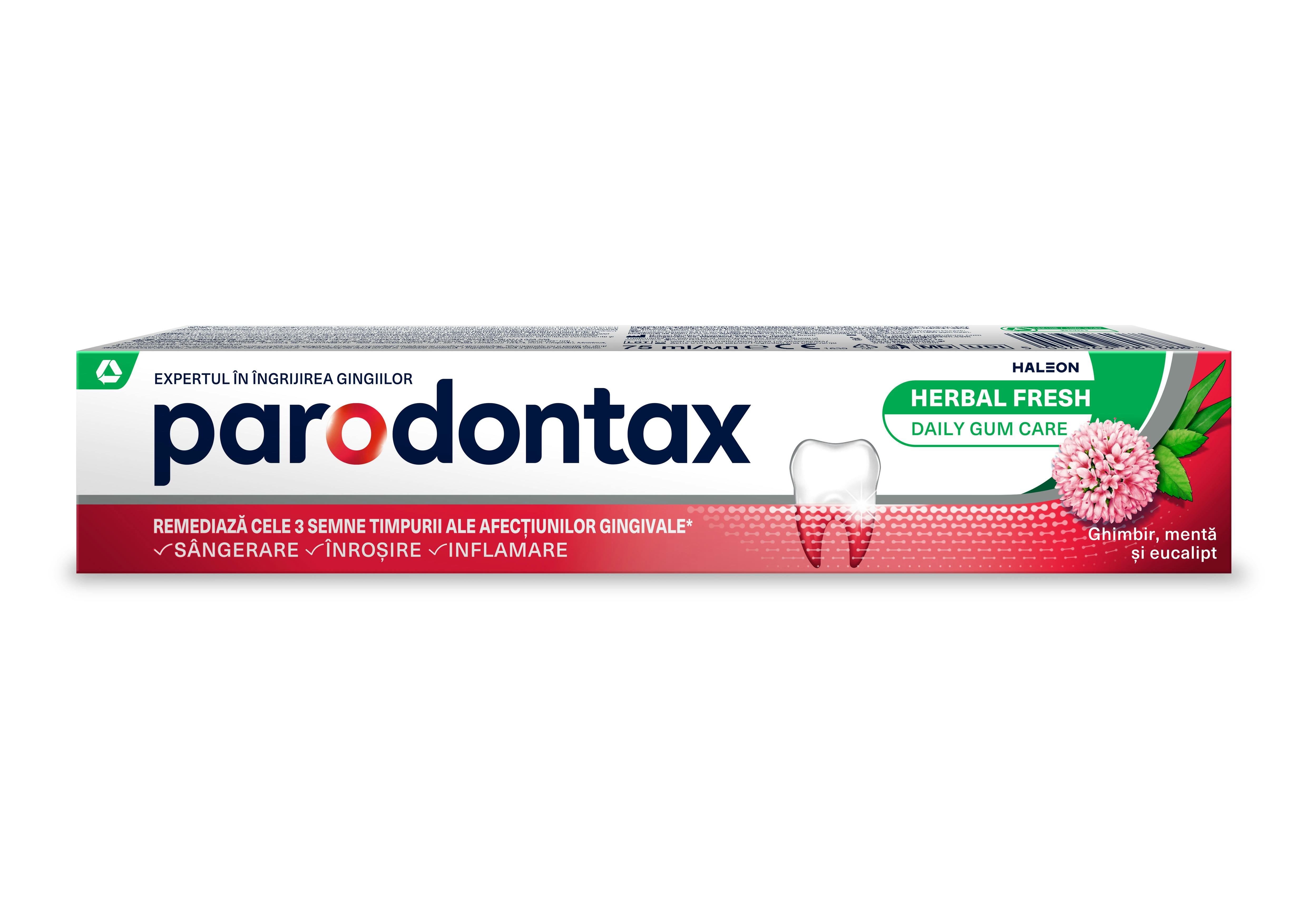Pasta de dinţi parodontax Herbal Fresh