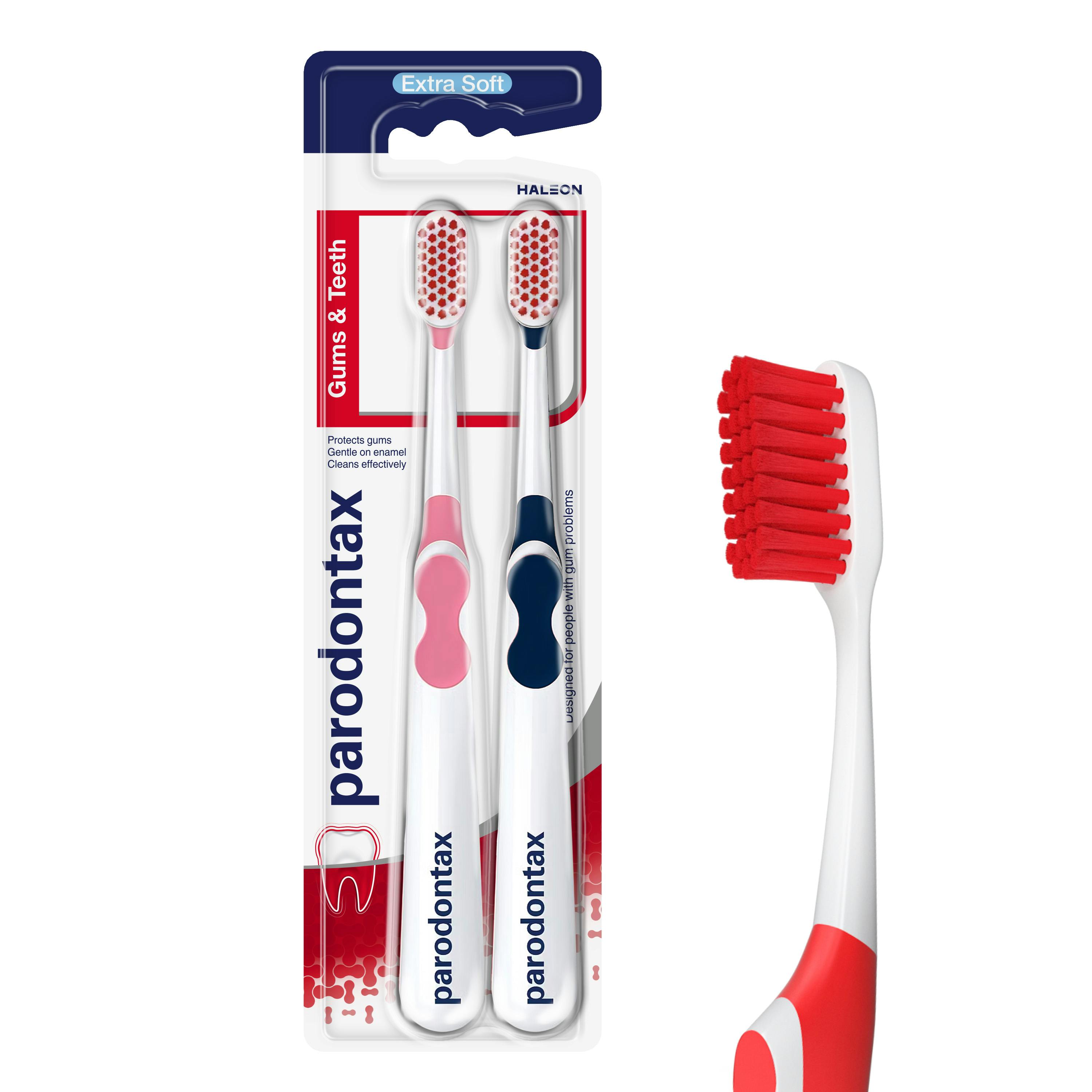 parodontax gum & teeth brush