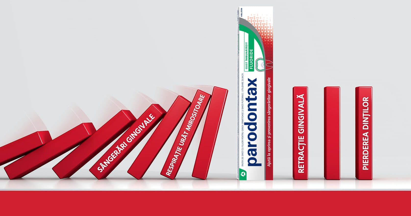 parodontax domino campaign